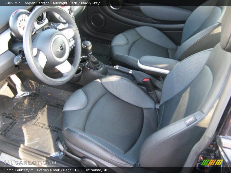 Midnight Black / Black/Grey 2009 Mini Cooper Hardtop