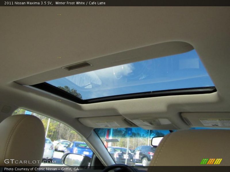 Sunroof of 2011 Maxima 3.5 SV