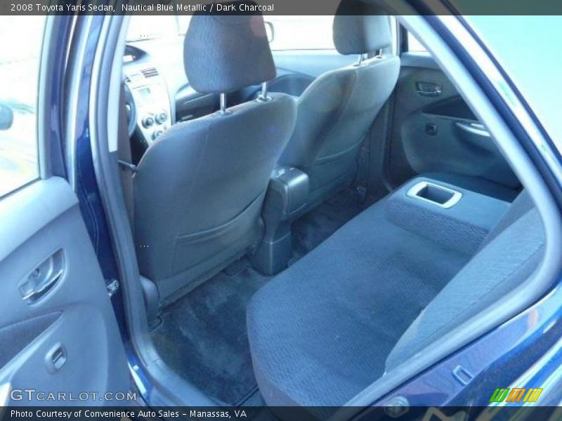 Nautical Blue Metallic / Dark Charcoal 2008 Toyota Yaris Sedan