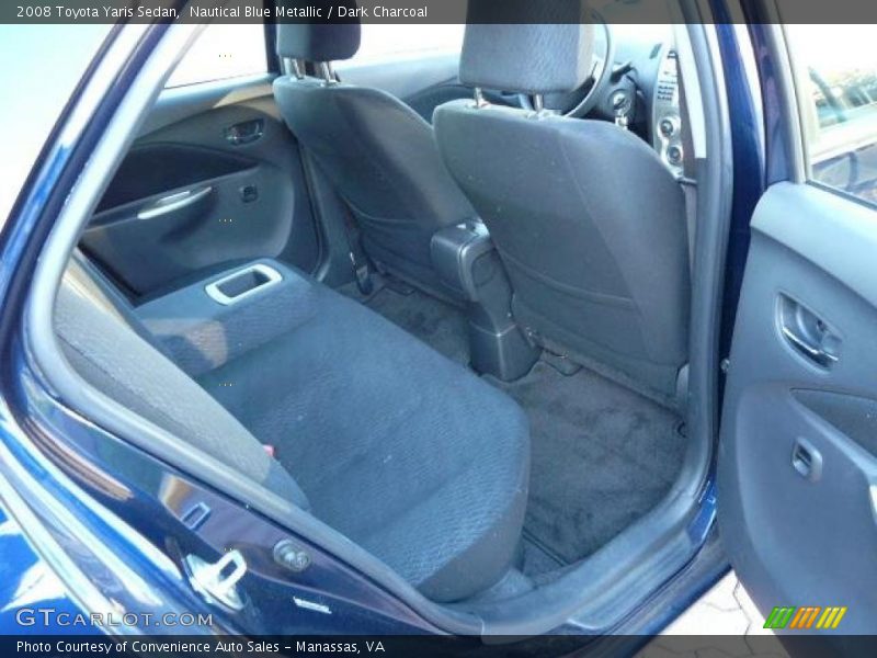Nautical Blue Metallic / Dark Charcoal 2008 Toyota Yaris Sedan