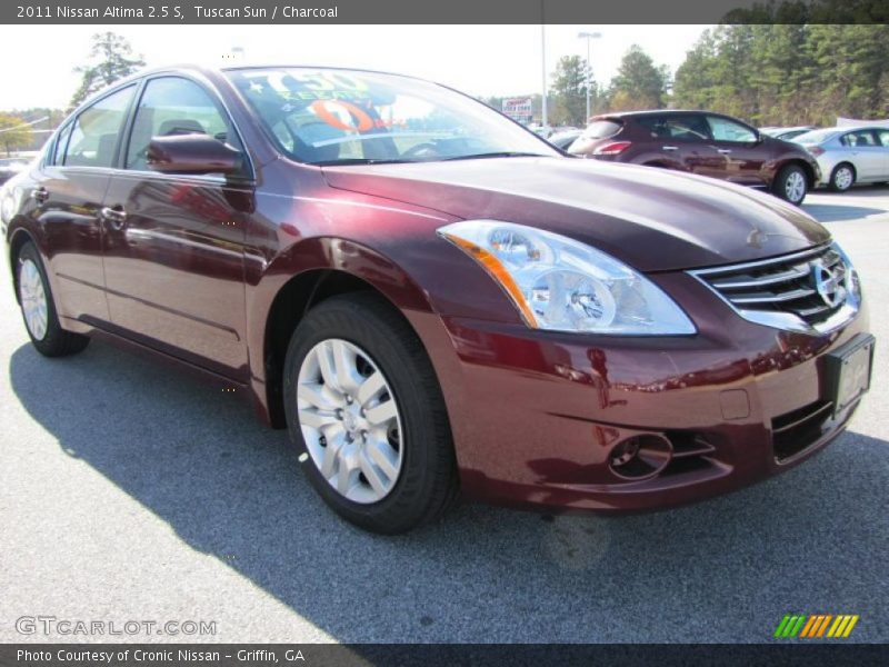 Tuscan Sun / Charcoal 2011 Nissan Altima 2.5 S