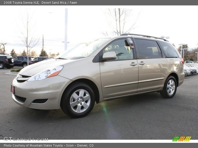 Desert Sand Mica / Fawn 2008 Toyota Sienna XLE