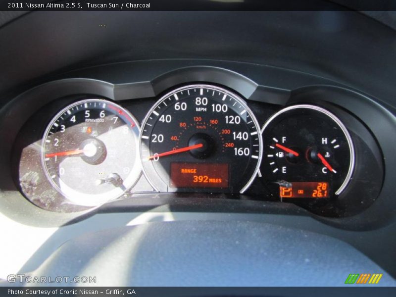 Tuscan Sun / Charcoal 2011 Nissan Altima 2.5 S