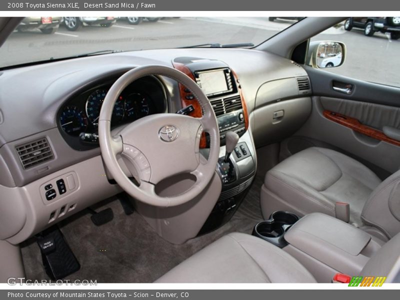 Desert Sand Mica / Fawn 2008 Toyota Sienna XLE