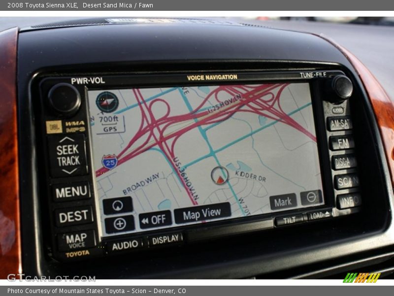 Desert Sand Mica / Fawn 2008 Toyota Sienna XLE