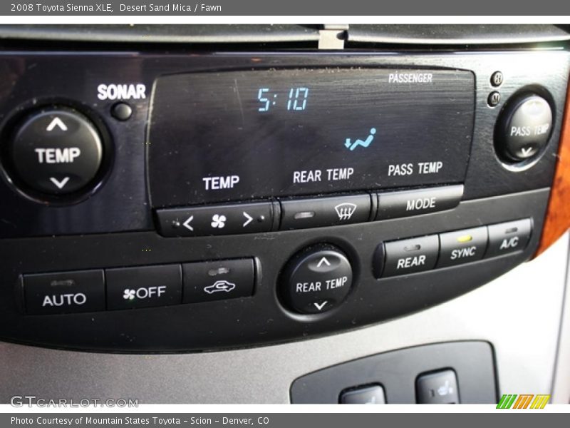 Desert Sand Mica / Fawn 2008 Toyota Sienna XLE