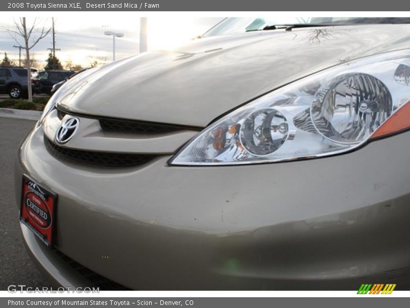 Desert Sand Mica / Fawn 2008 Toyota Sienna XLE