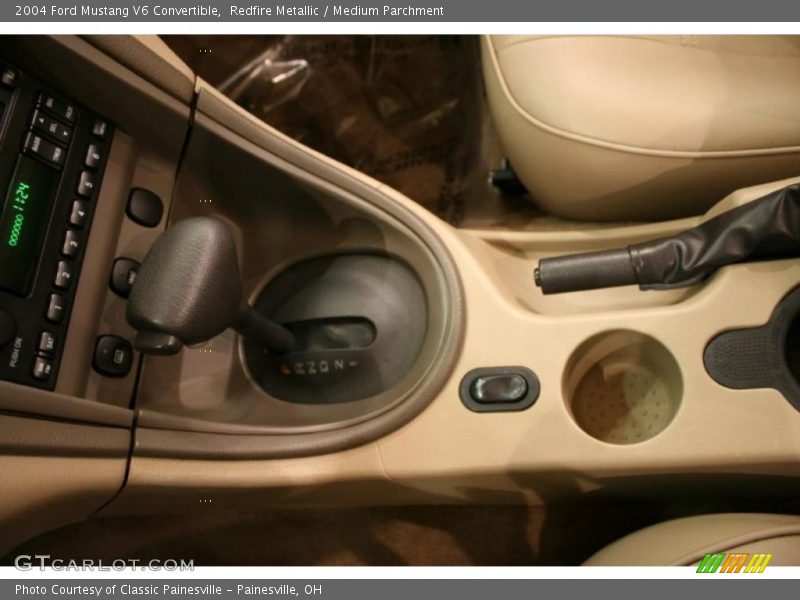 Redfire Metallic / Medium Parchment 2004 Ford Mustang V6 Convertible