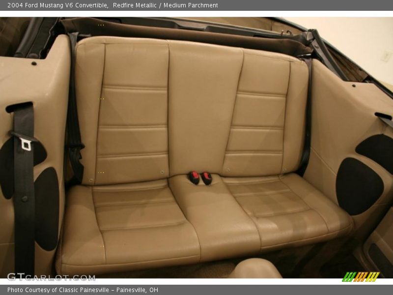 Redfire Metallic / Medium Parchment 2004 Ford Mustang V6 Convertible