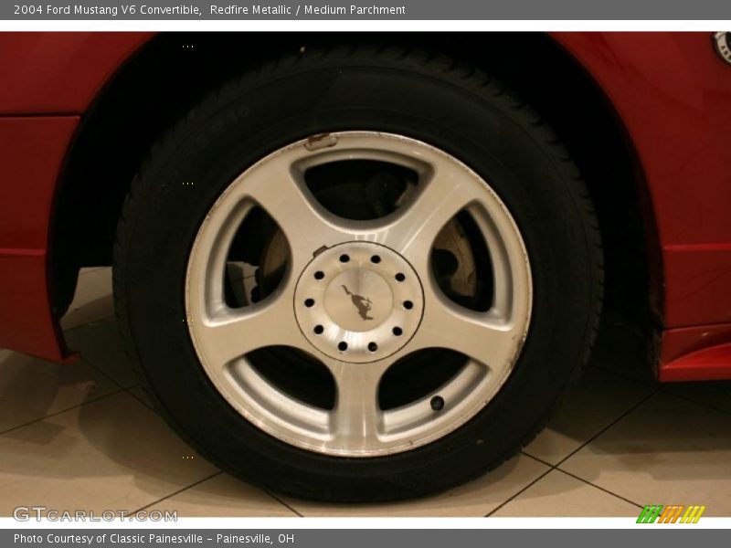Redfire Metallic / Medium Parchment 2004 Ford Mustang V6 Convertible