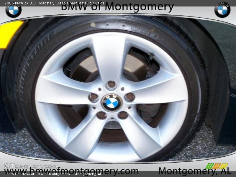 Deep Green Metallic / Beige 2006 BMW Z4 3.0i Roadster