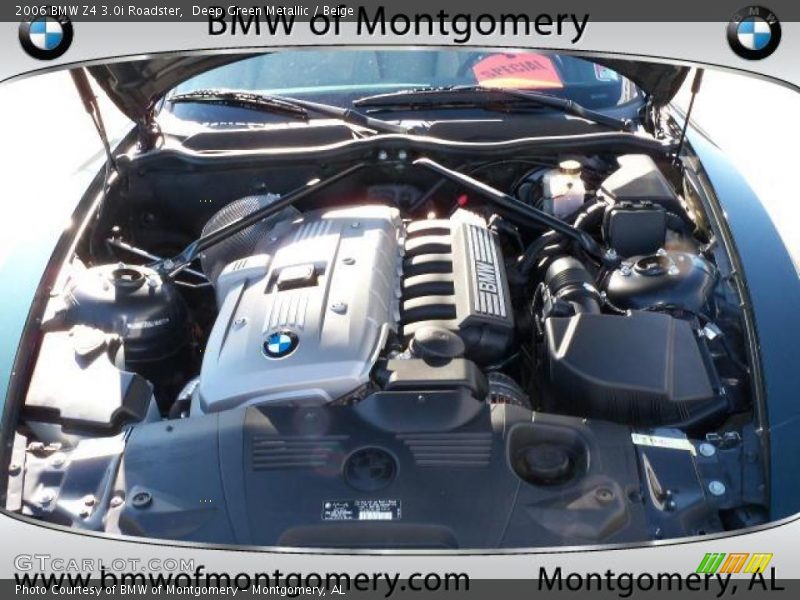 Deep Green Metallic / Beige 2006 BMW Z4 3.0i Roadster