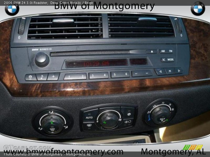 Deep Green Metallic / Beige 2006 BMW Z4 3.0i Roadster