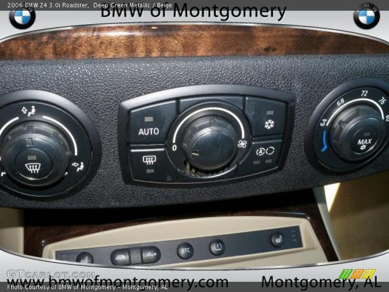 Deep Green Metallic / Beige 2006 BMW Z4 3.0i Roadster