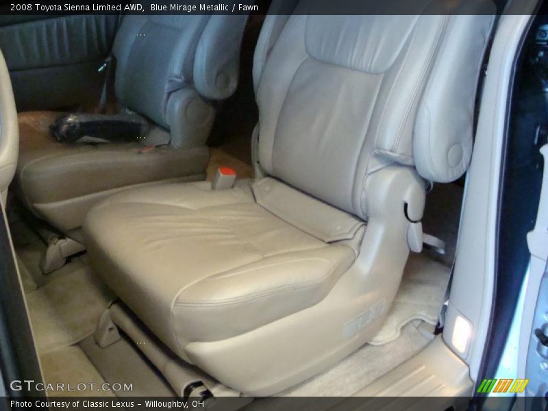 Blue Mirage Metallic / Fawn 2008 Toyota Sienna Limited AWD