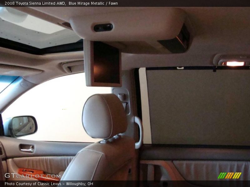 Blue Mirage Metallic / Fawn 2008 Toyota Sienna Limited AWD