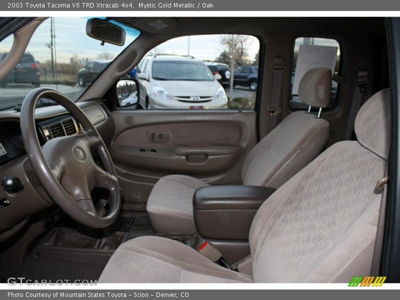  2003 Tacoma V6 TRD Xtracab 4x4 Oak Interior