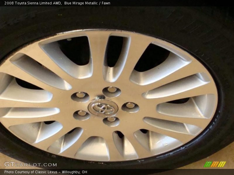 Blue Mirage Metallic / Fawn 2008 Toyota Sienna Limited AWD