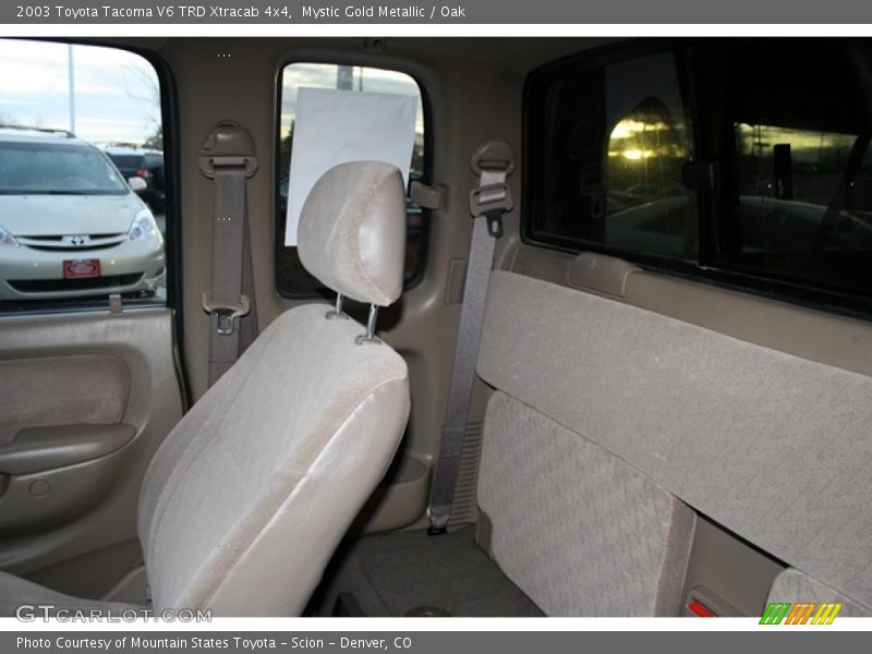 Mystic Gold Metallic / Oak 2003 Toyota Tacoma V6 TRD Xtracab 4x4