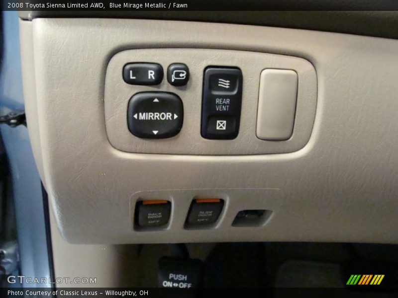 Blue Mirage Metallic / Fawn 2008 Toyota Sienna Limited AWD