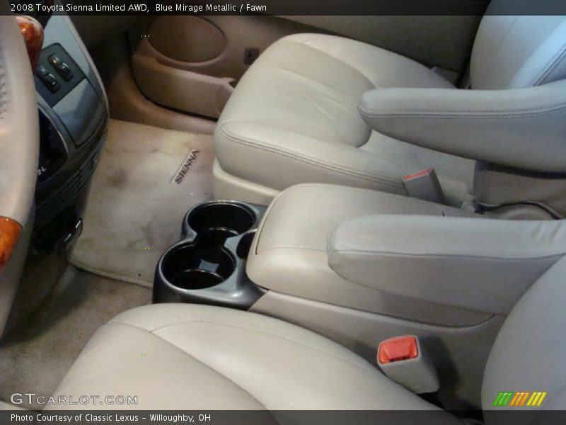 Blue Mirage Metallic / Fawn 2008 Toyota Sienna Limited AWD