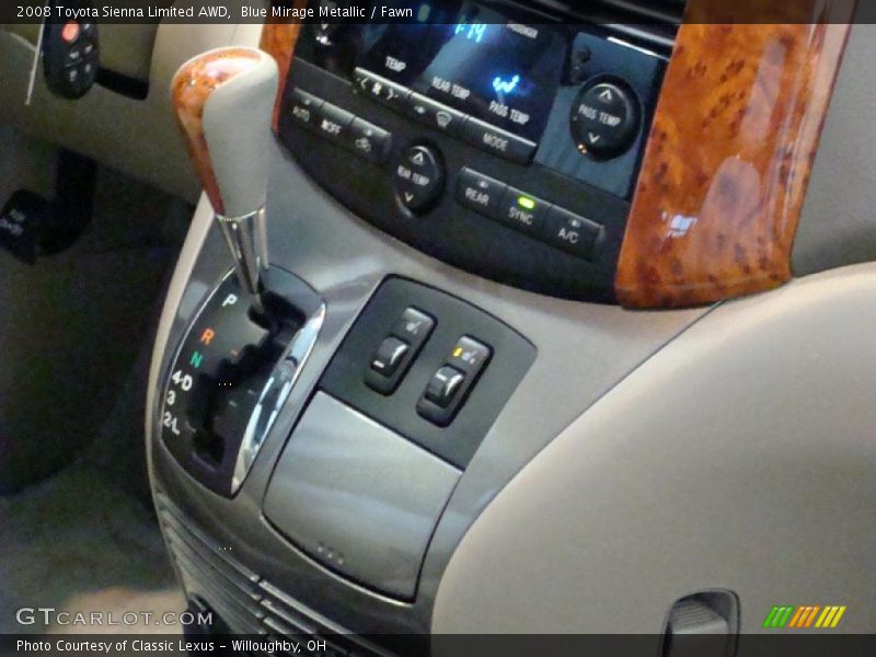 Blue Mirage Metallic / Fawn 2008 Toyota Sienna Limited AWD