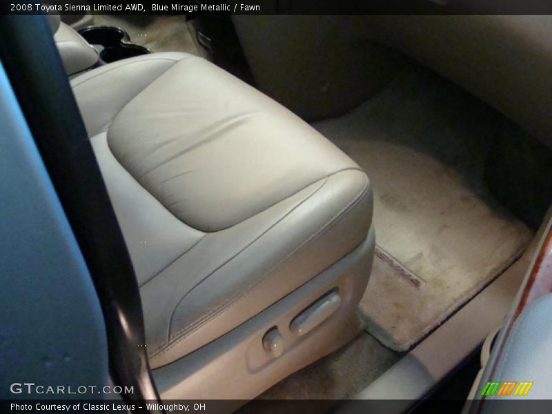 Blue Mirage Metallic / Fawn 2008 Toyota Sienna Limited AWD