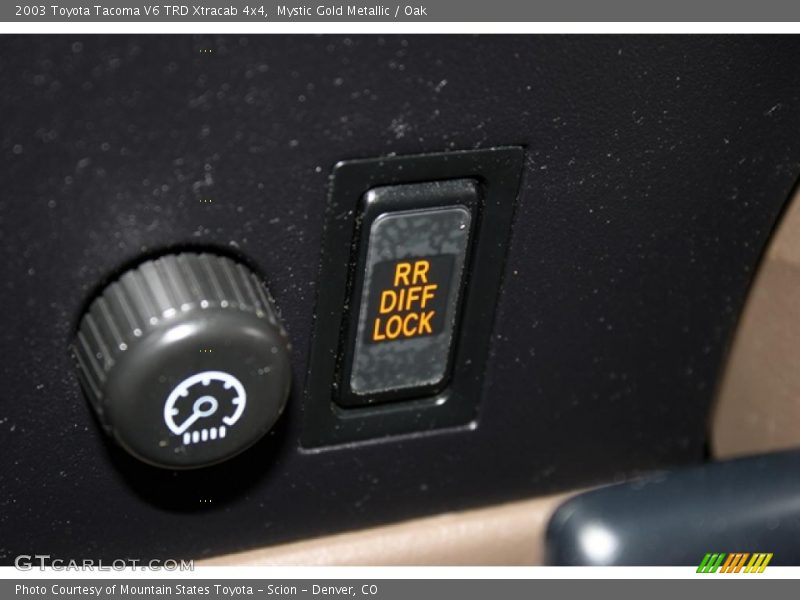 Mystic Gold Metallic / Oak 2003 Toyota Tacoma V6 TRD Xtracab 4x4