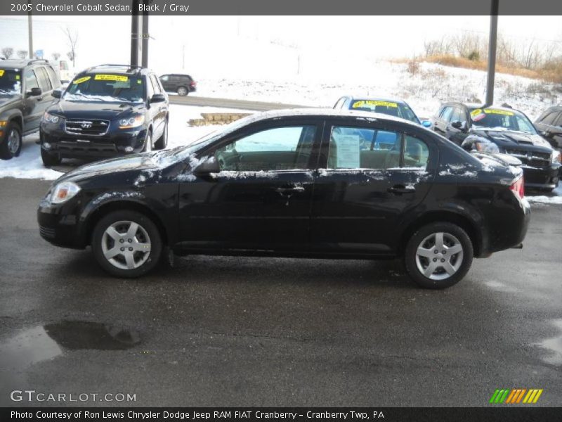 Black / Gray 2005 Chevrolet Cobalt Sedan