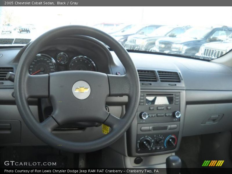 Black / Gray 2005 Chevrolet Cobalt Sedan