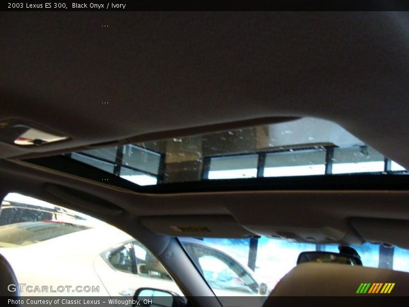 Black Onyx / Ivory 2003 Lexus ES 300