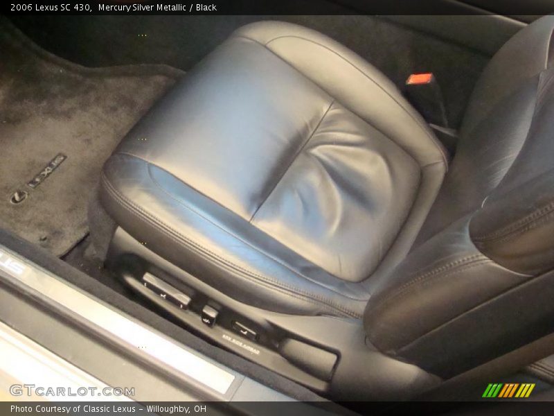Mercury Silver Metallic / Black 2006 Lexus SC 430