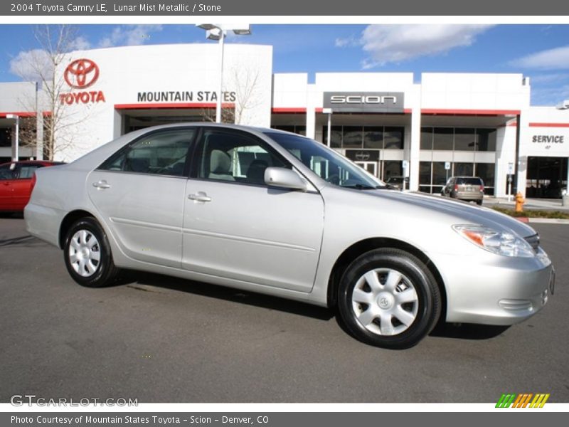 Lunar Mist Metallic / Stone 2004 Toyota Camry LE