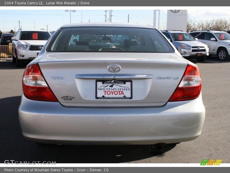 Lunar Mist Metallic / Stone 2004 Toyota Camry LE