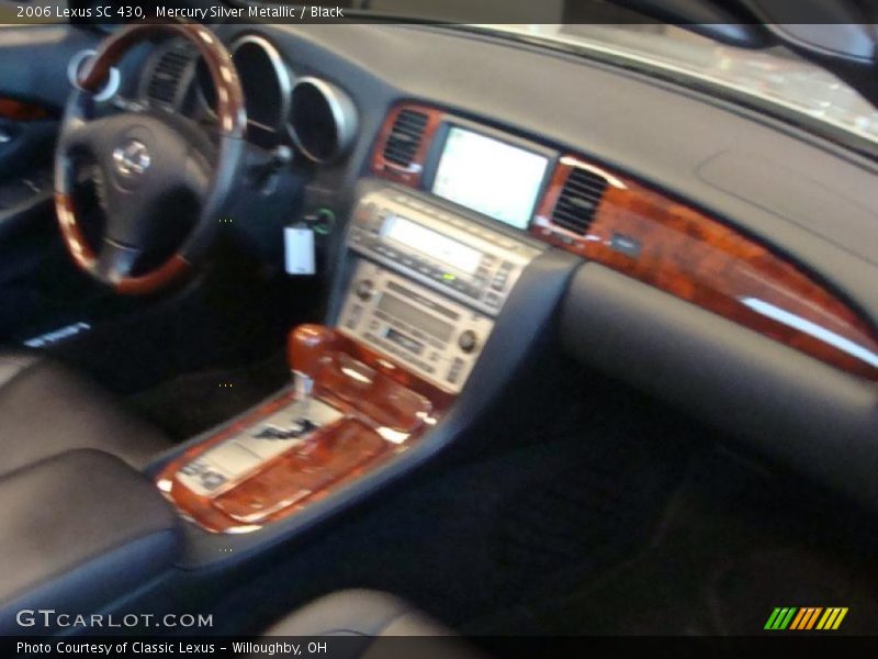 Mercury Silver Metallic / Black 2006 Lexus SC 430