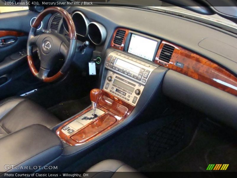 Mercury Silver Metallic / Black 2006 Lexus SC 430