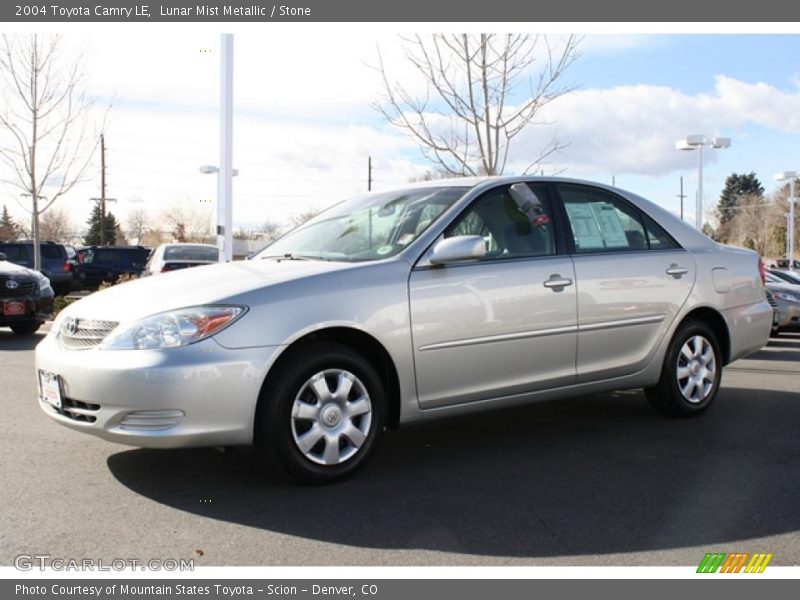 Lunar Mist Metallic / Stone 2004 Toyota Camry LE