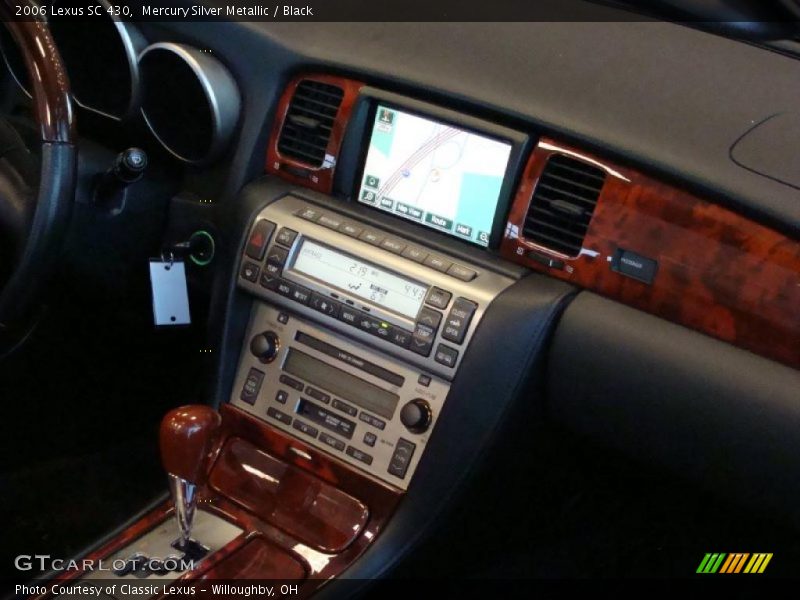 Mercury Silver Metallic / Black 2006 Lexus SC 430