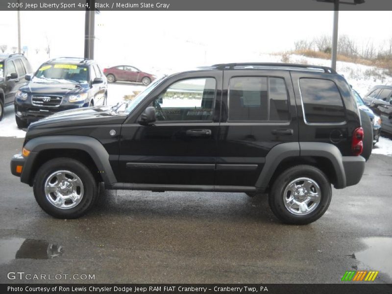 Black / Medium Slate Gray 2006 Jeep Liberty Sport 4x4