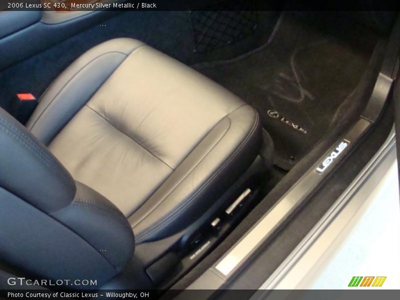 Mercury Silver Metallic / Black 2006 Lexus SC 430