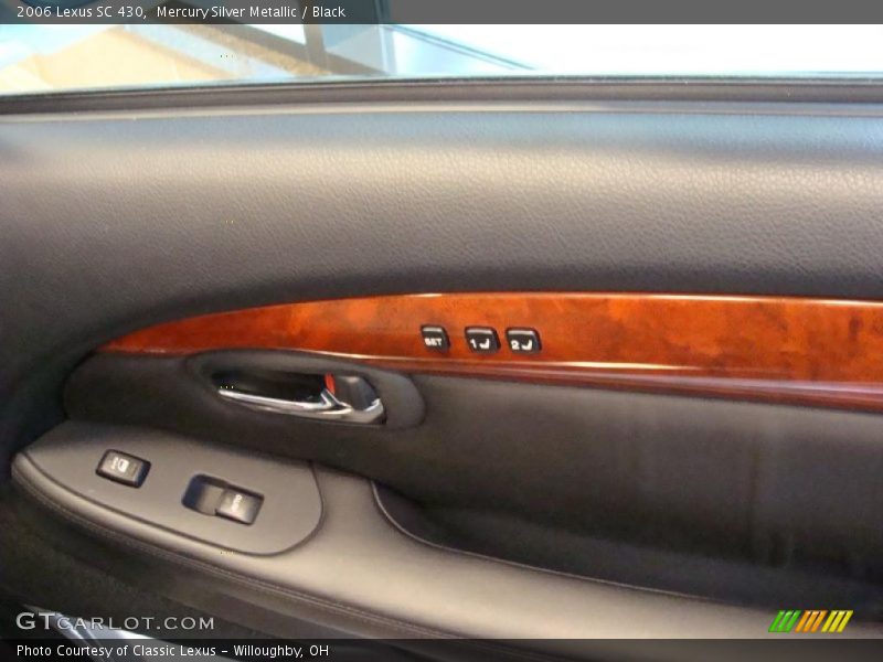 Mercury Silver Metallic / Black 2006 Lexus SC 430