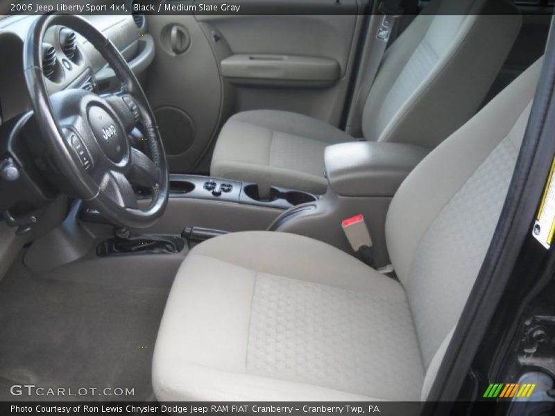Black / Medium Slate Gray 2006 Jeep Liberty Sport 4x4
