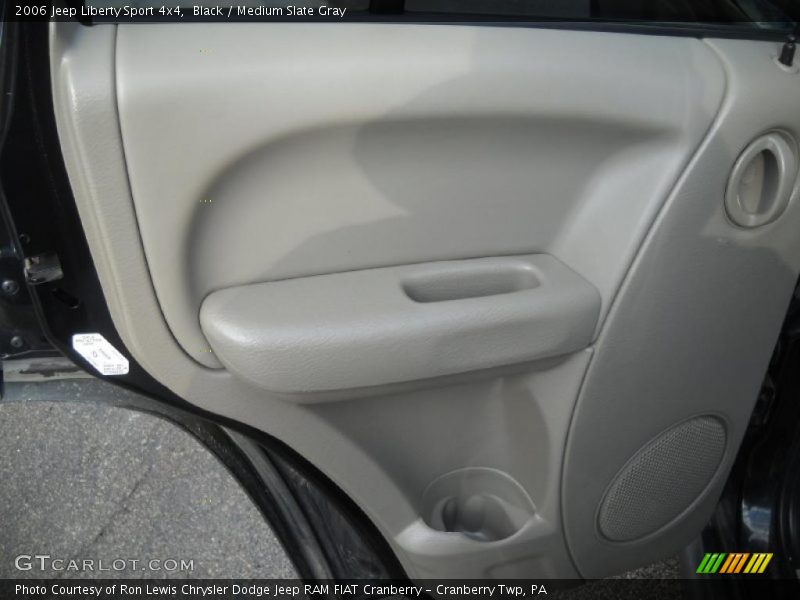 Black / Medium Slate Gray 2006 Jeep Liberty Sport 4x4
