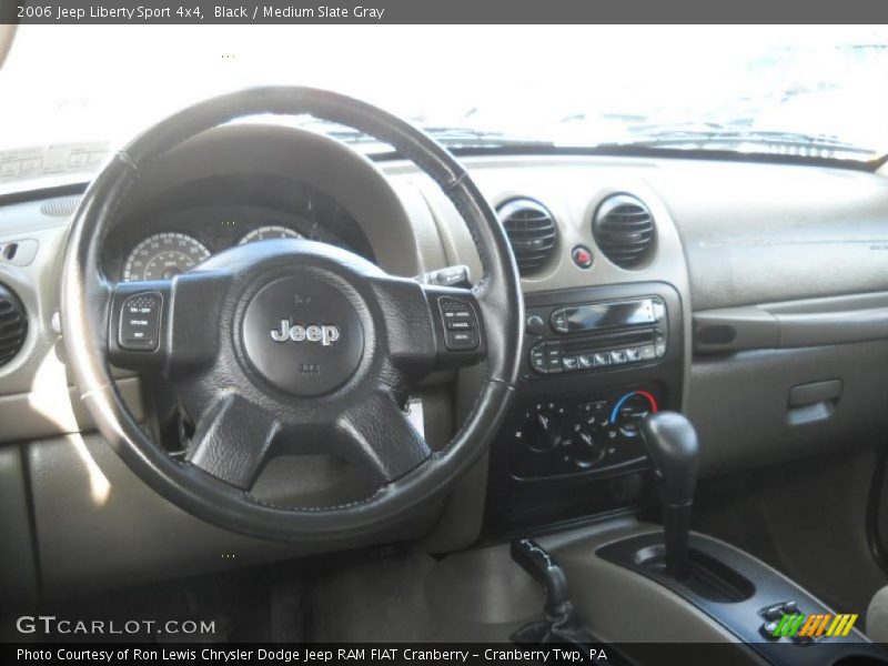 Black / Medium Slate Gray 2006 Jeep Liberty Sport 4x4