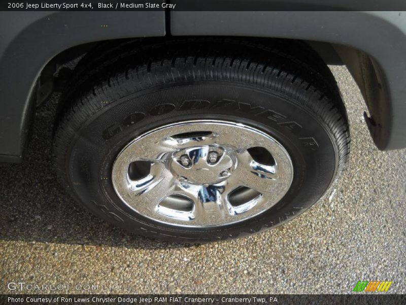 Black / Medium Slate Gray 2006 Jeep Liberty Sport 4x4