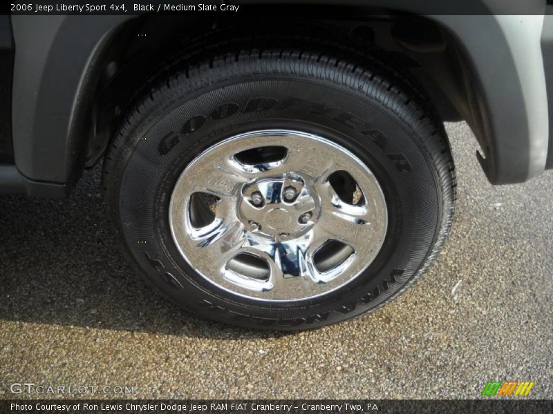 Black / Medium Slate Gray 2006 Jeep Liberty Sport 4x4