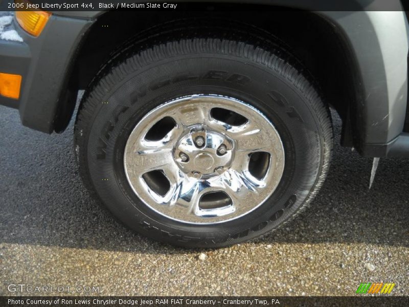 Black / Medium Slate Gray 2006 Jeep Liberty Sport 4x4