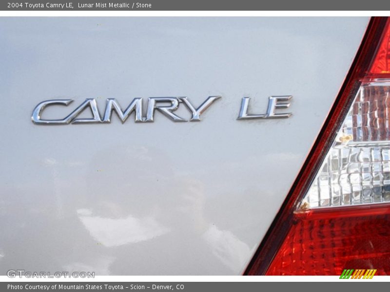 Lunar Mist Metallic / Stone 2004 Toyota Camry LE