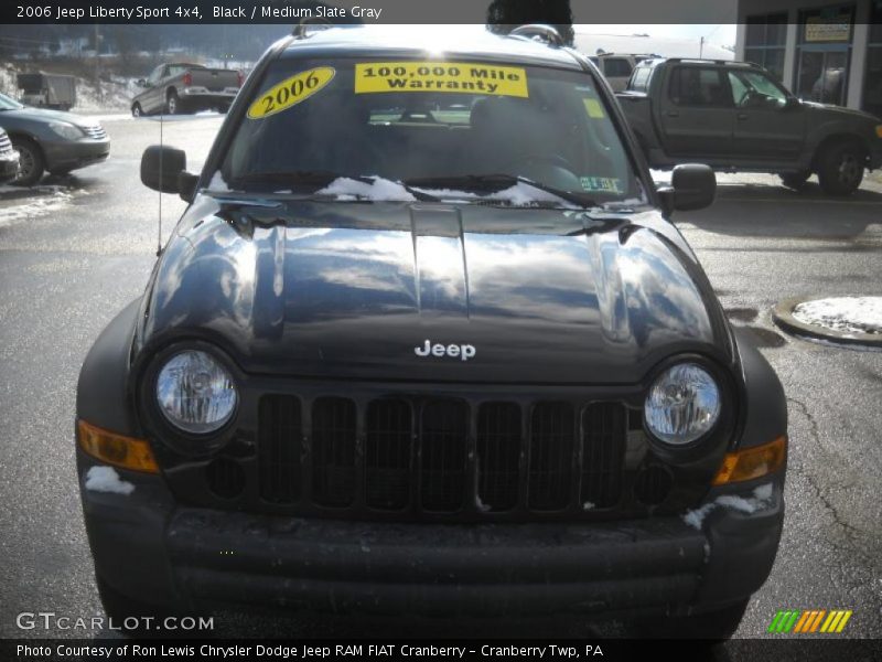 Black / Medium Slate Gray 2006 Jeep Liberty Sport 4x4
