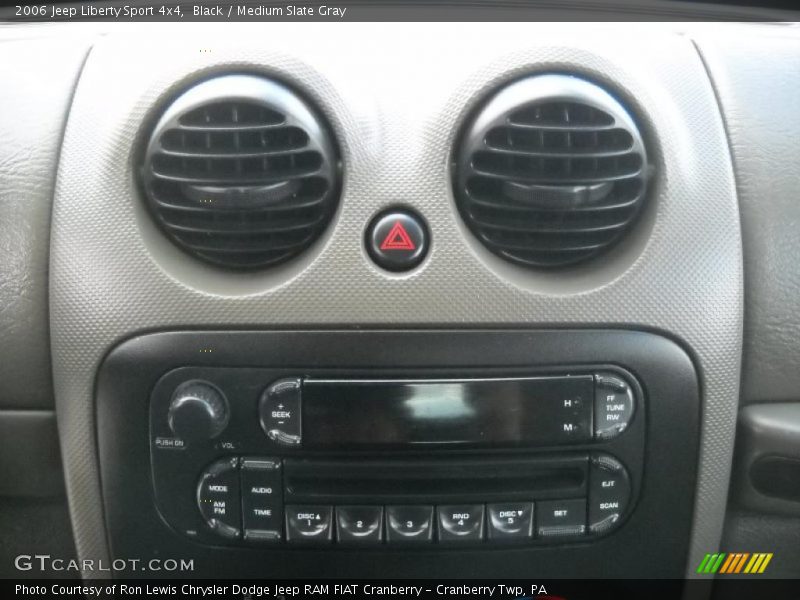 Black / Medium Slate Gray 2006 Jeep Liberty Sport 4x4
